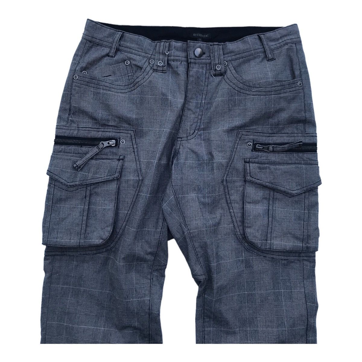 Other Authentic Checked Multipocket Streetwear Cargo Pants Size US 29 - 2 Thumbnail