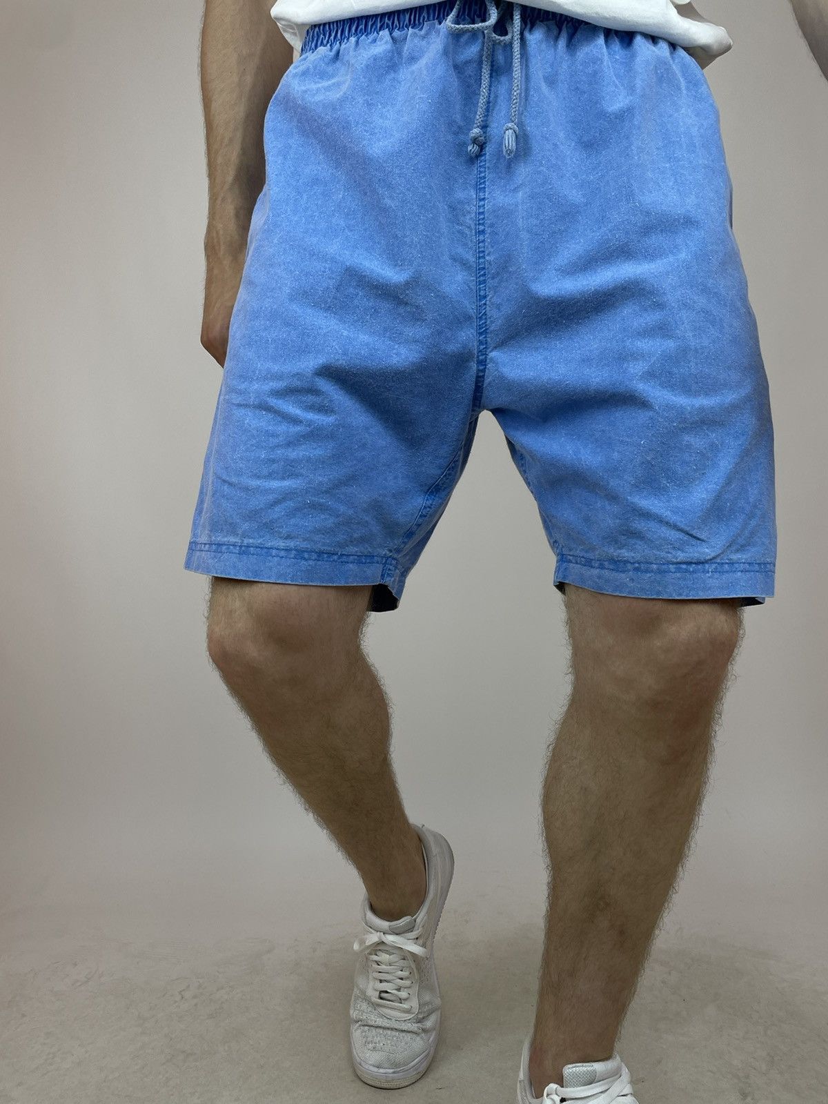 Vintage Vintage Damigo Shorts washed blue effect Mens size XL Size US 34 / EU 50 - 2 Thumbnail