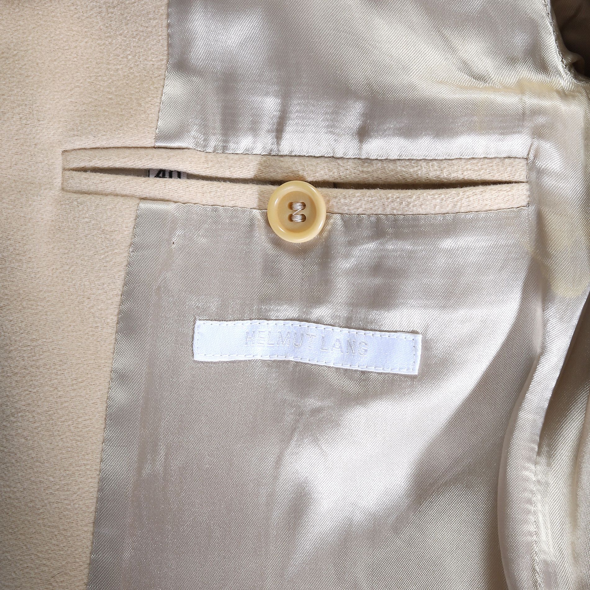 Helmut Lang 2000s Archival Moleskin Coat Size S / US 4 / IT 40 - 3 Thumbnail