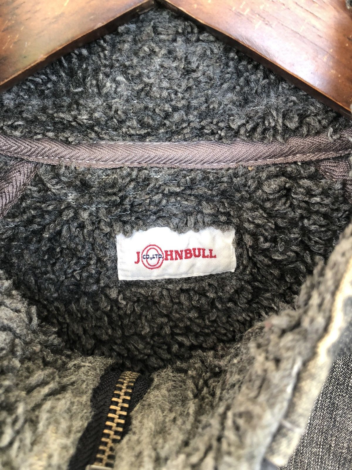 Johnbull Japanese Brand JOHNBULL Sherpa Denim Jacket Size US M / EU 48-50 / 2 - 8 Thumbnail