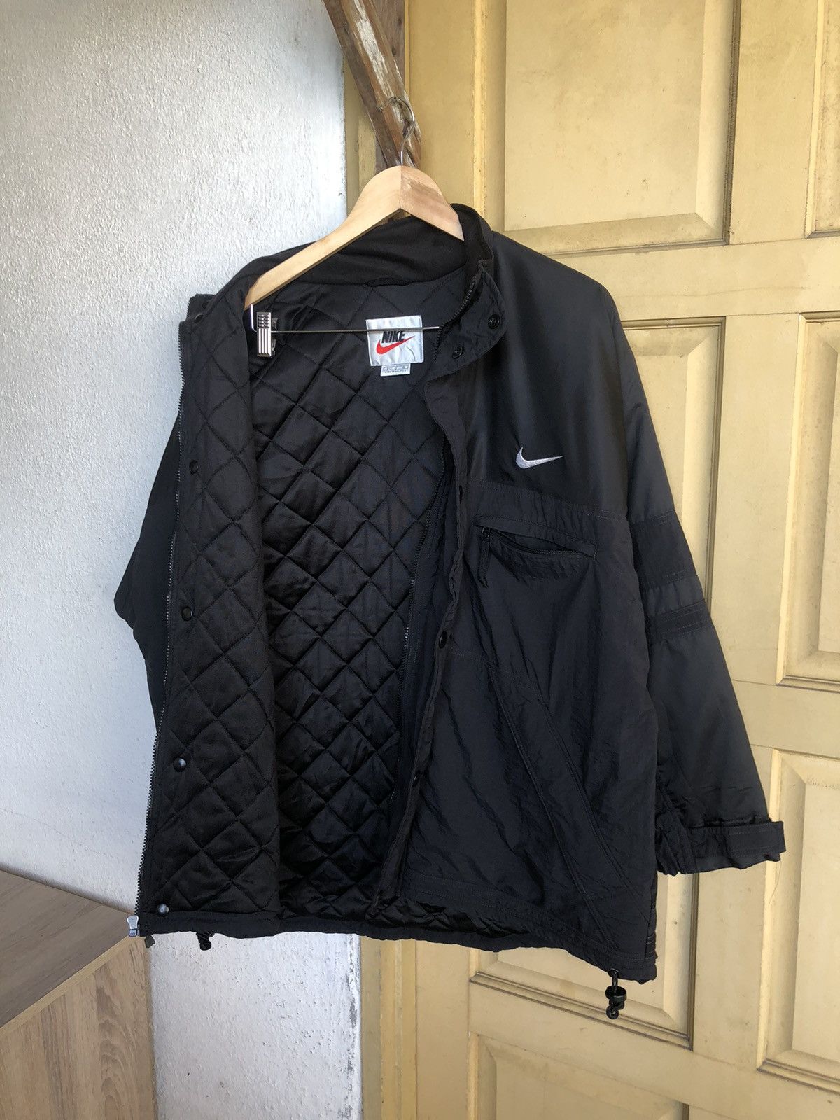 Nike Rare❗️Vintage 90s Nike Small Swoosh Jacket Size US L / EU 52-54 / 3 - 1 Thumbnail