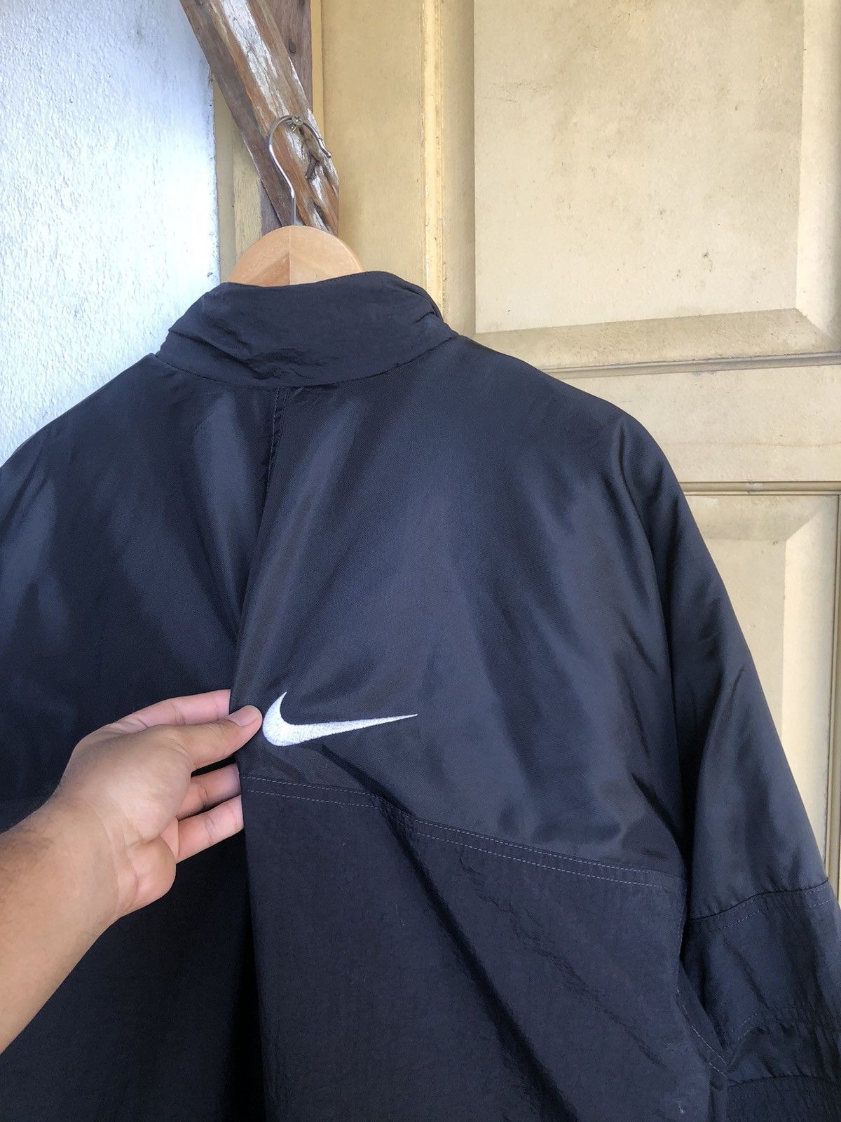 Nike Rare❗️Vintage 90s Nike Small Swoosh Jacket Size US L / EU 52-54 / 3 - 19 Thumbnail