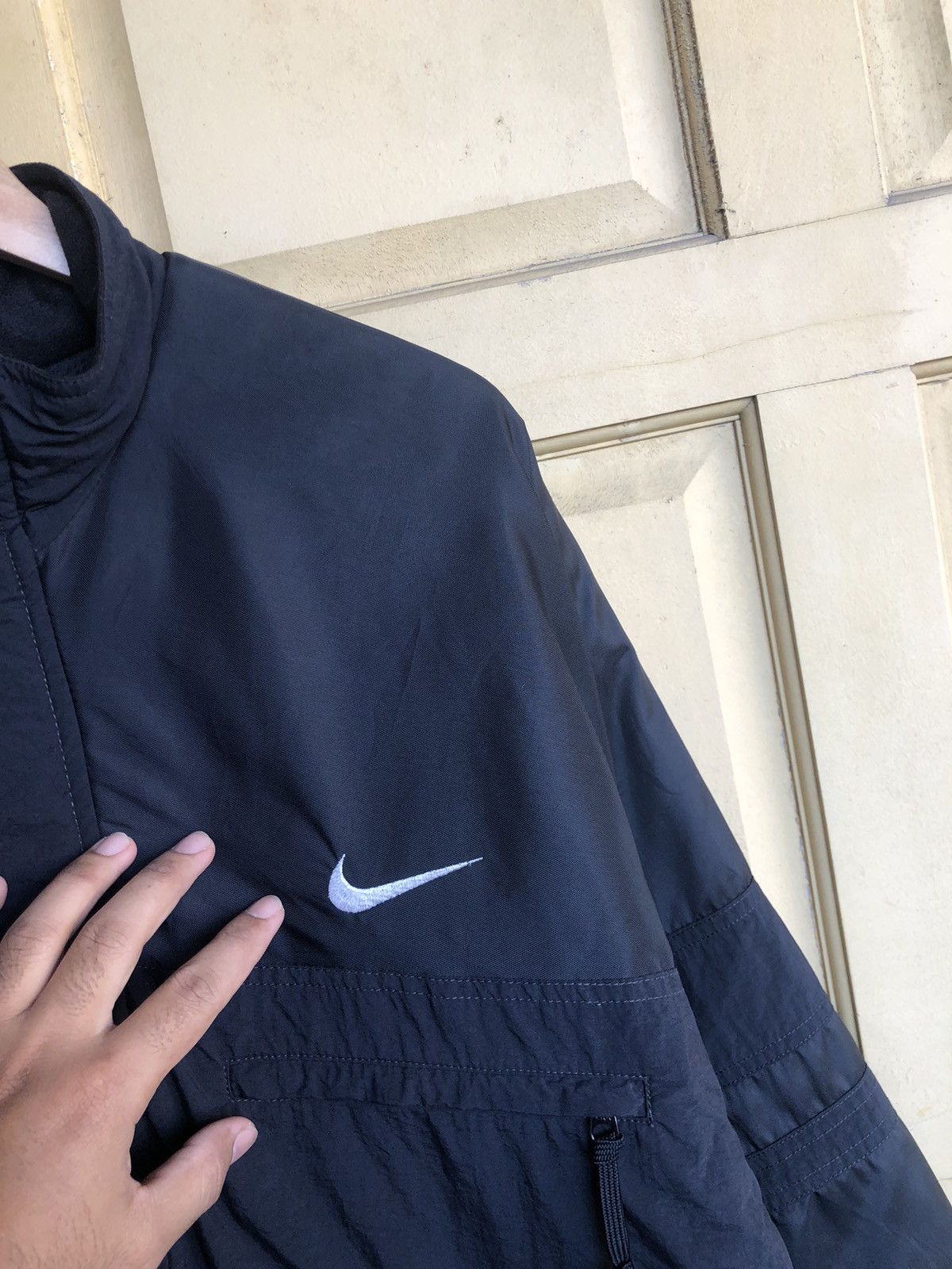 Nike Rare❗️Vintage 90s Nike Small Swoosh Jacket Size US L / EU 52-54 / 3 - 7 Thumbnail