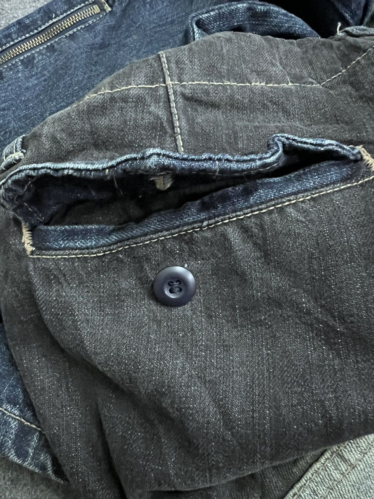 PPFM Cargo PPFM Double Tone Colour Denim Pants Size US 34 / EU 50 - 11 Thumbnail