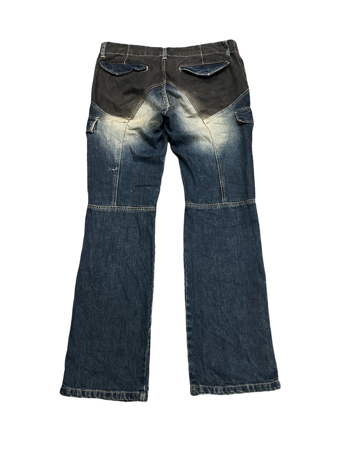 PPFM Cargo PPFM Double Tone Colour Denim Pants Size US 34 / EU 50 - 7 Thumbnail