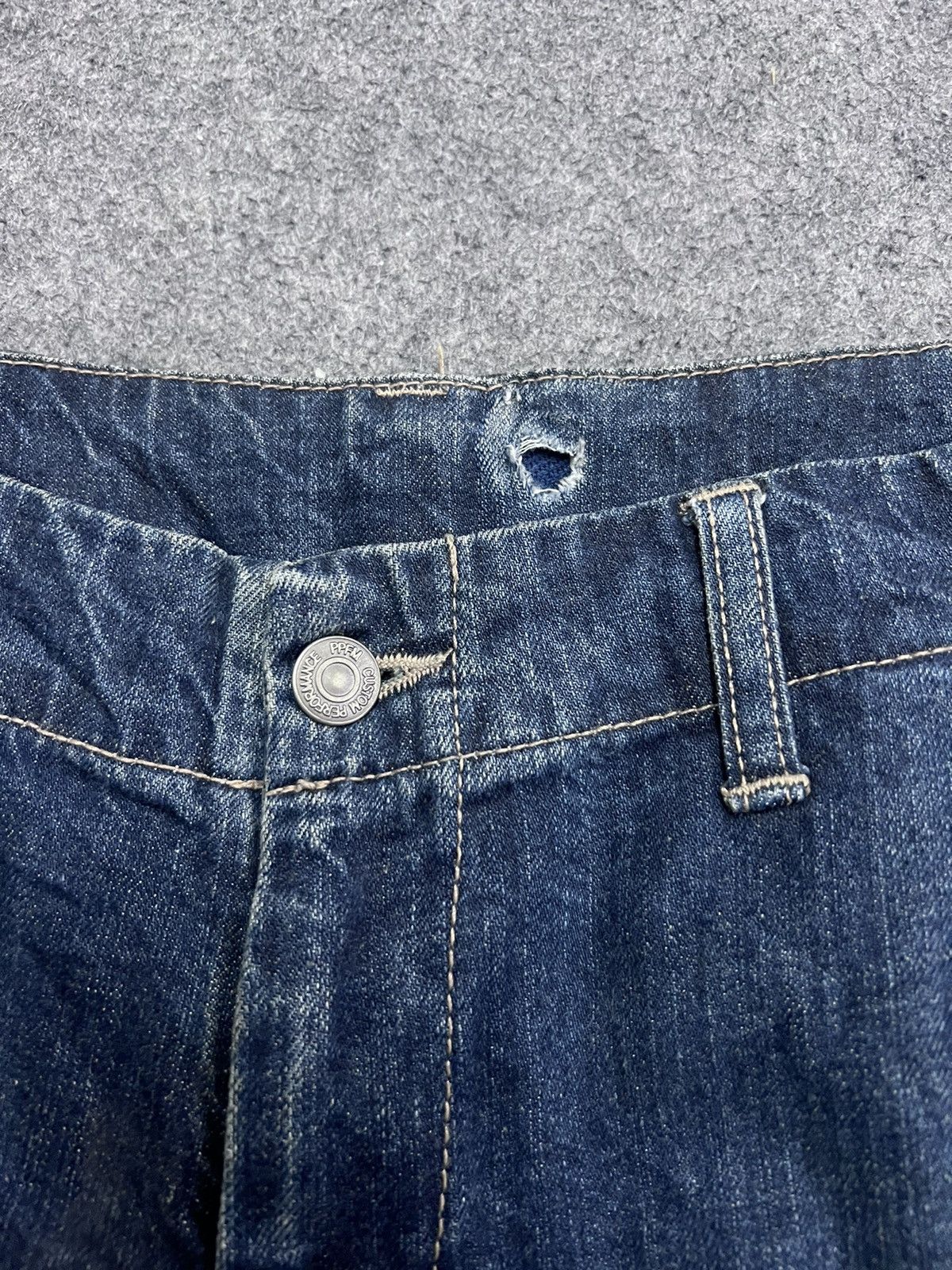 PPFM Cargo PPFM Double Tone Colour Denim Pants Size US 34 / EU 50 - 14 Thumbnail