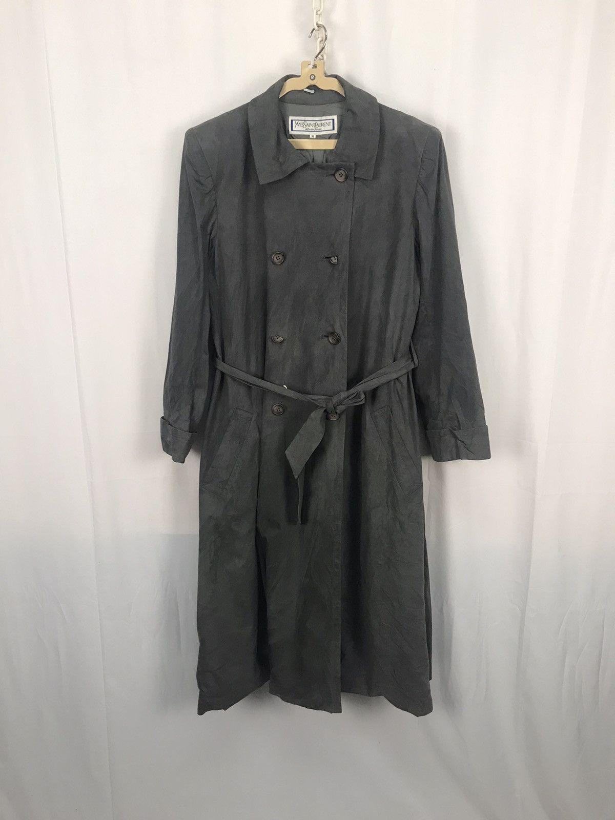 Designer × Yves Saint Laurent YvesSaintLaurent diffusion fammes(YSL)button long jacket Size US M / EU 48-50 / 2 - 9 Thumbnail