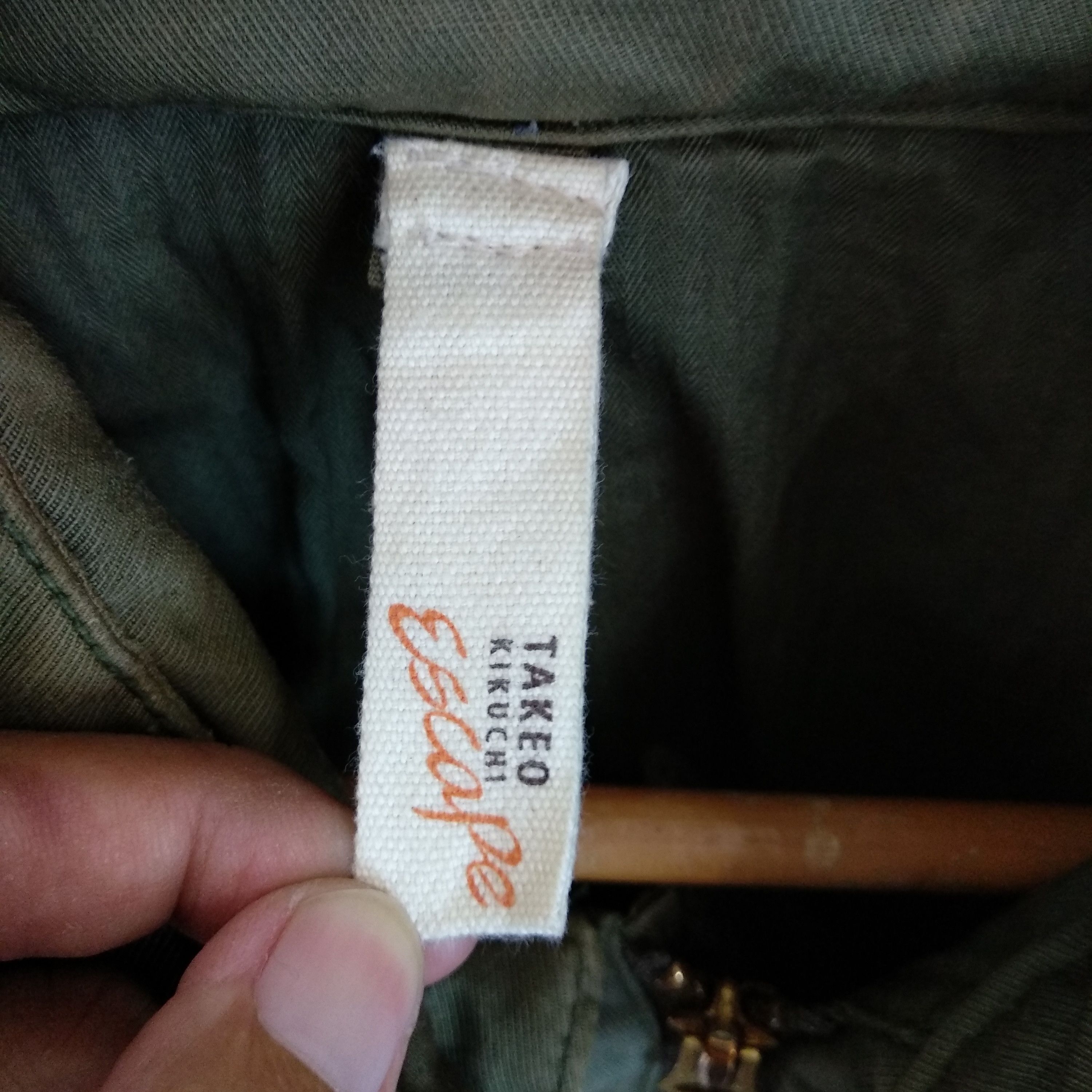 Japanese Brand TAKEO KIKUCHI Escape Military Army Parka Jacket Size US L / EU 52-54 / 3 - 15 Thumbnail