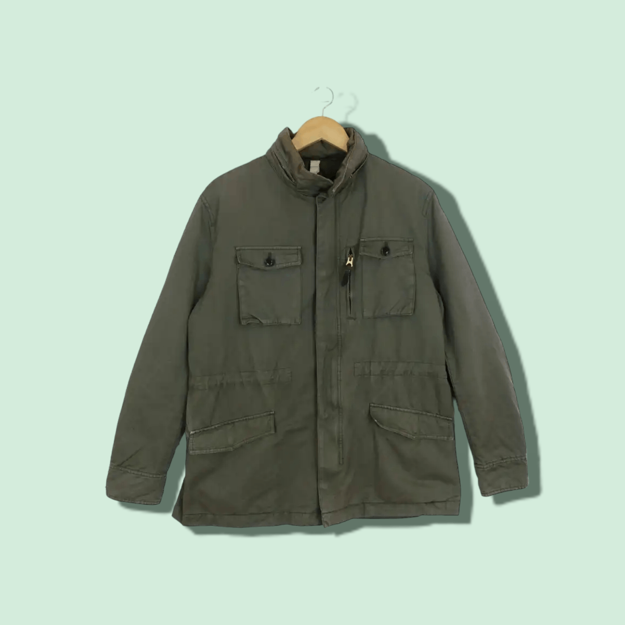 Japanese Brand TAKEO KIKUCHI Escape Military Army Parka Jacket Size US L / EU 52-54 / 3 - 1 Thumbnail