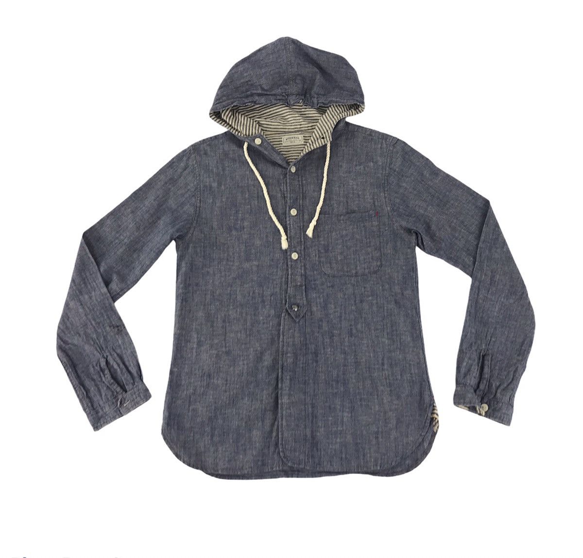 Eternal Vintage Eternal Union Made Denim Button Down Shirt Hoodies Size US S / EU 44-46 / 1 - 1 Thumbnail