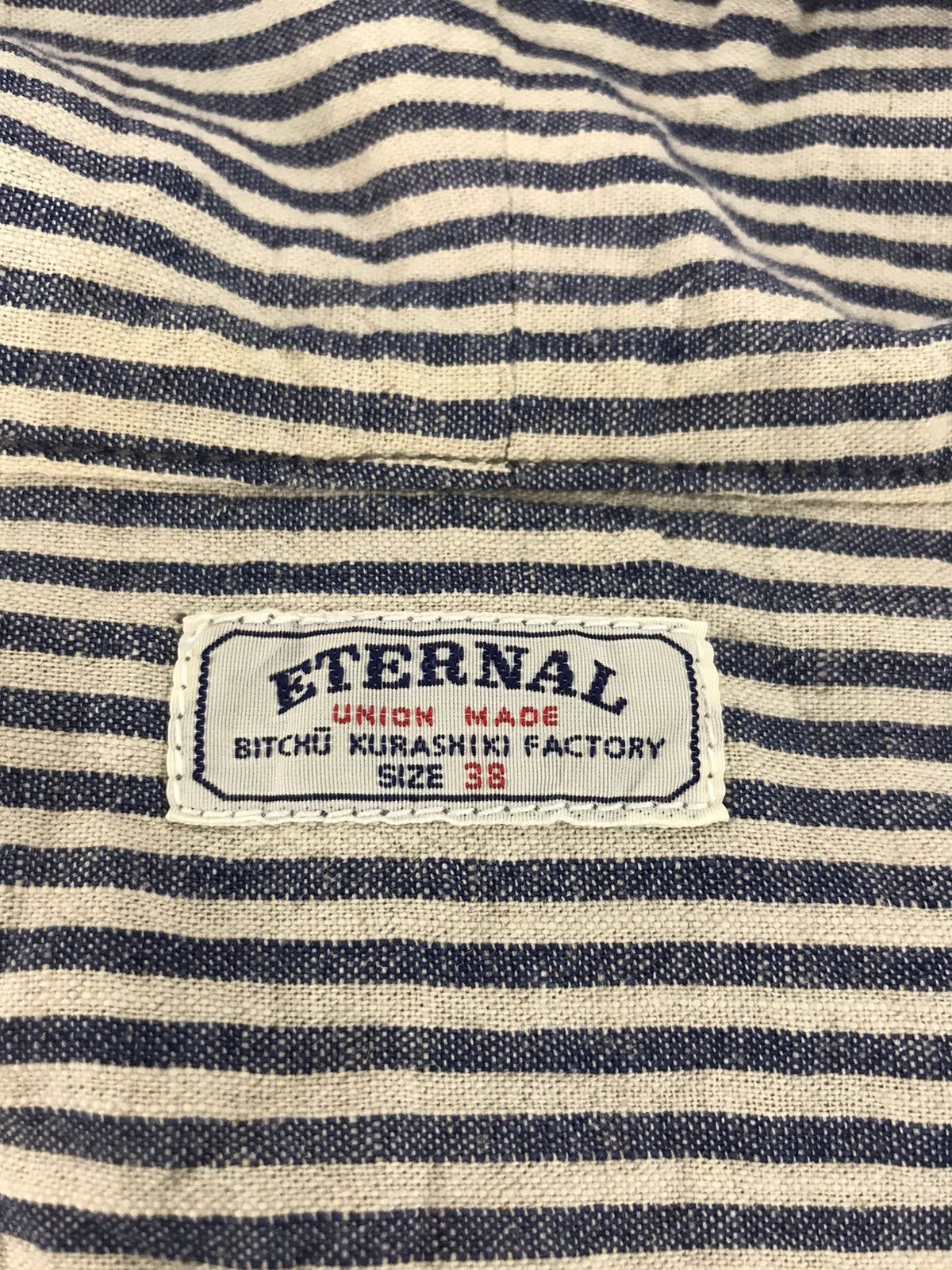 Eternal Vintage Eternal Union Made Denim Button Down Shirt Hoodies Size US S / EU 44-46 / 1 - 4 Thumbnail