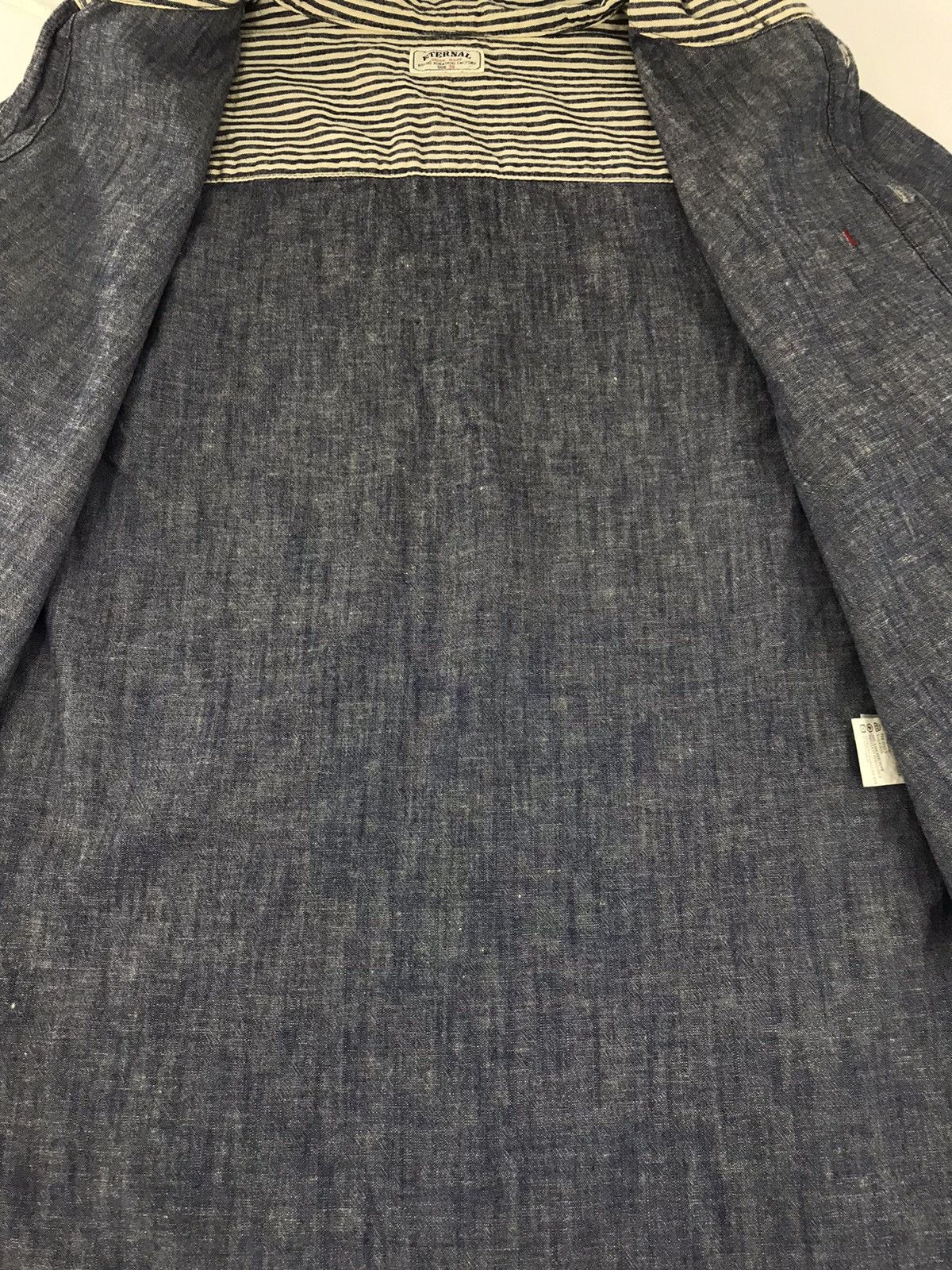 Eternal Vintage Eternal Union Made Denim Button Down Shirt Hoodies Size US S / EU 44-46 / 1 - 3 Thumbnail