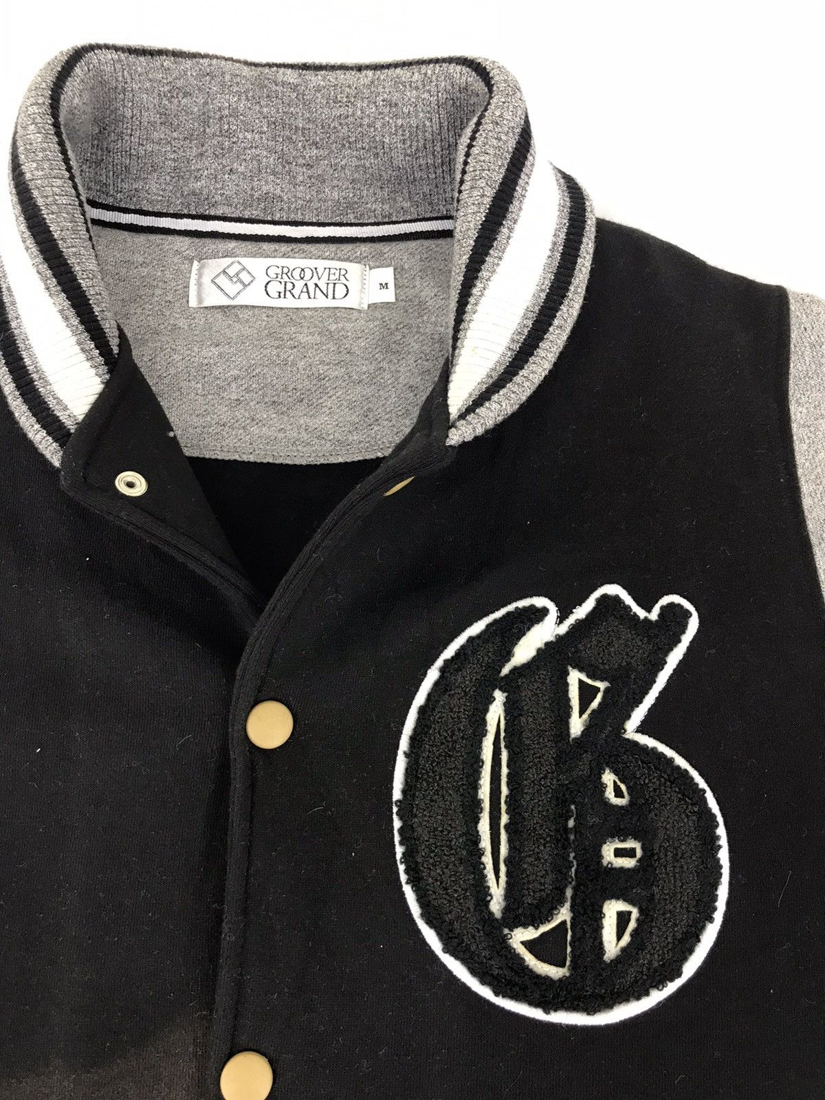 Japanese Brand Vintage Groover Grand GG Varsity Jacket Quilted Inner Size US M / EU 48-50 / 2 - 2 Thumbnail