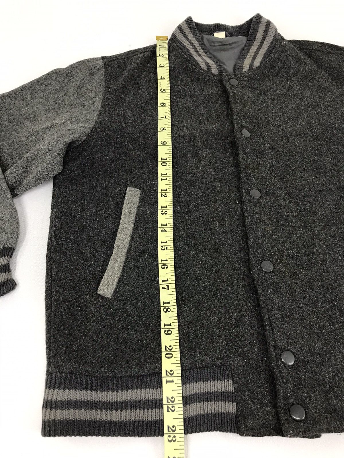 Japanese Brand Rare 2 Tones Color Hype Varsity Jacket Wool Quilted Inner Size US S / EU 44-46 / 1 - 9 Thumbnail