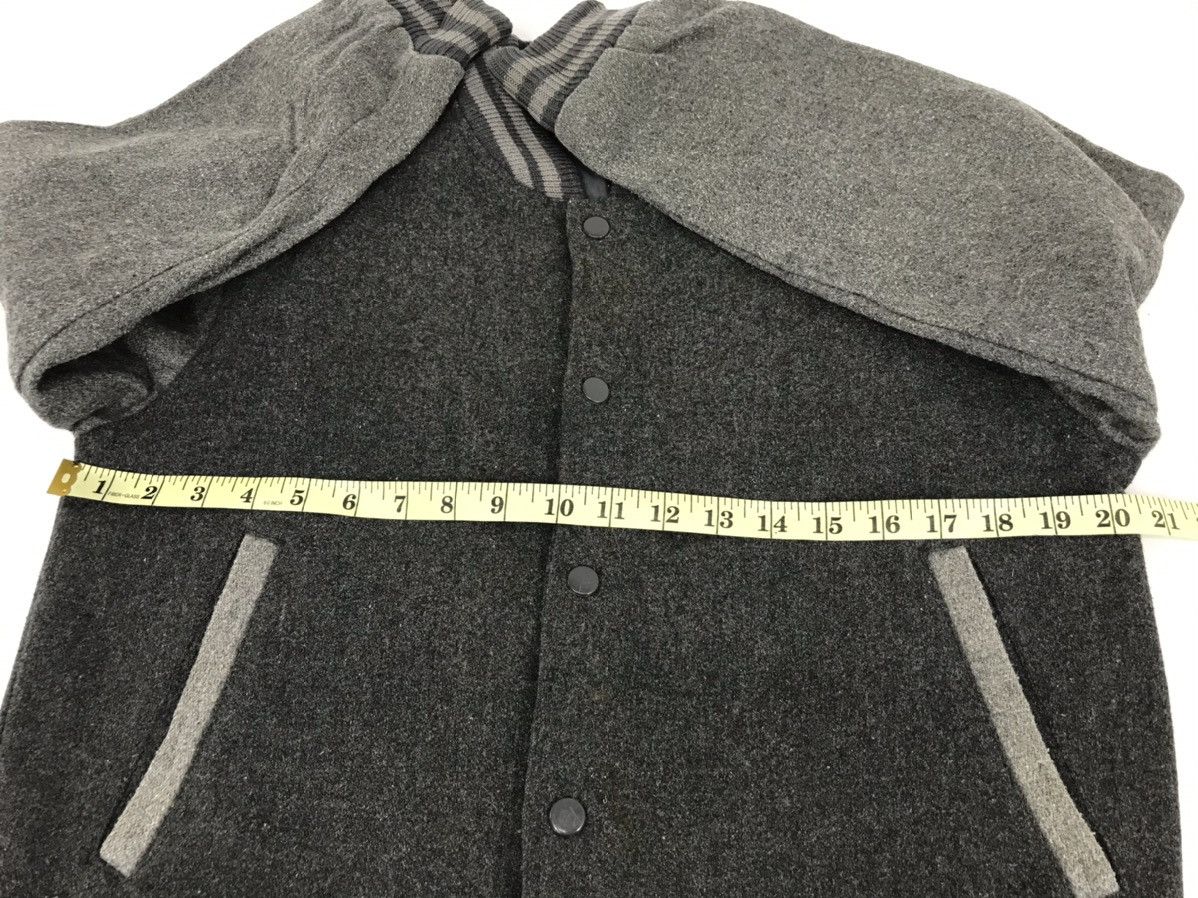 Japanese Brand Rare 2 Tones Color Hype Varsity Jacket Wool Quilted Inner Size US S / EU 44-46 / 1 - 8 Thumbnail