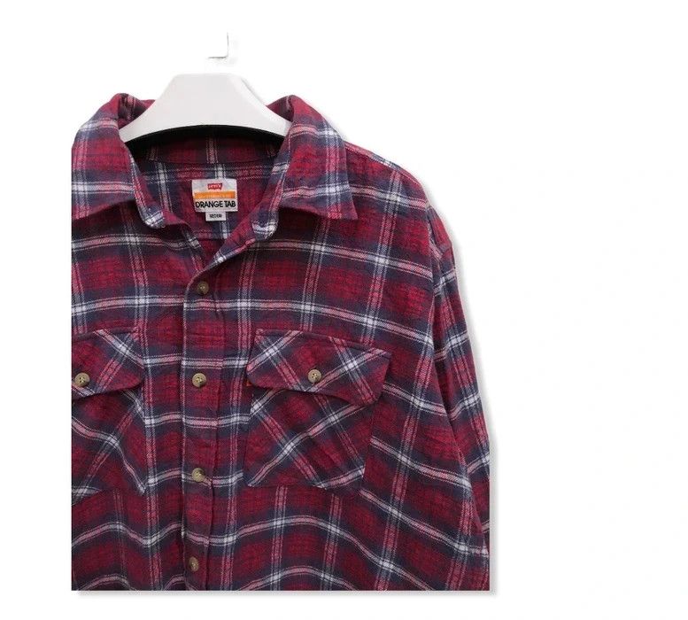 Levi's Vintage Levi’s Orange Tab Flannel Shirt 👕 | Grailed