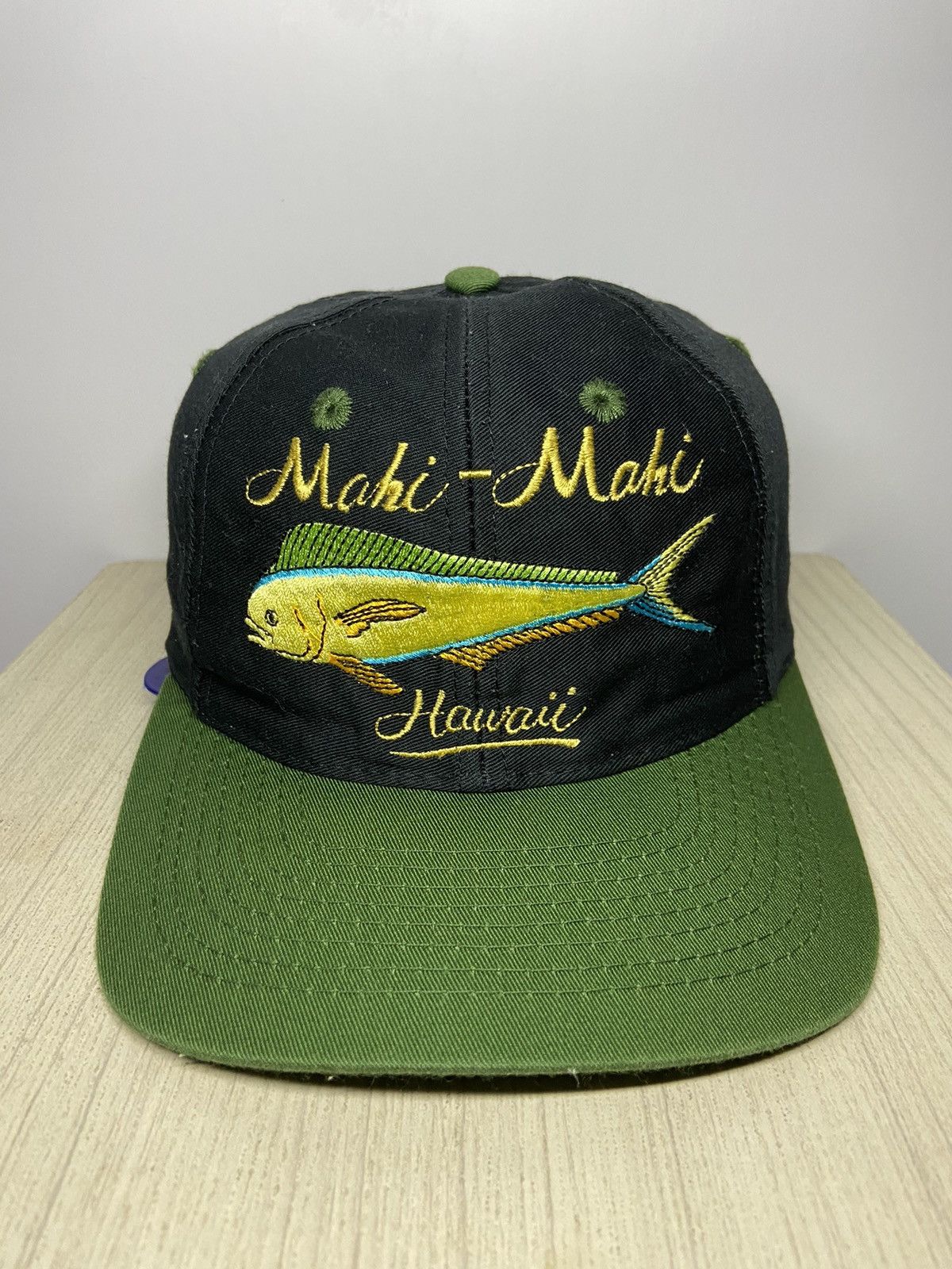 Vintage MAHI-MAHI HAWAII FISH SNAPBACK HAT Size ONE SIZE - 1 Thumbnail