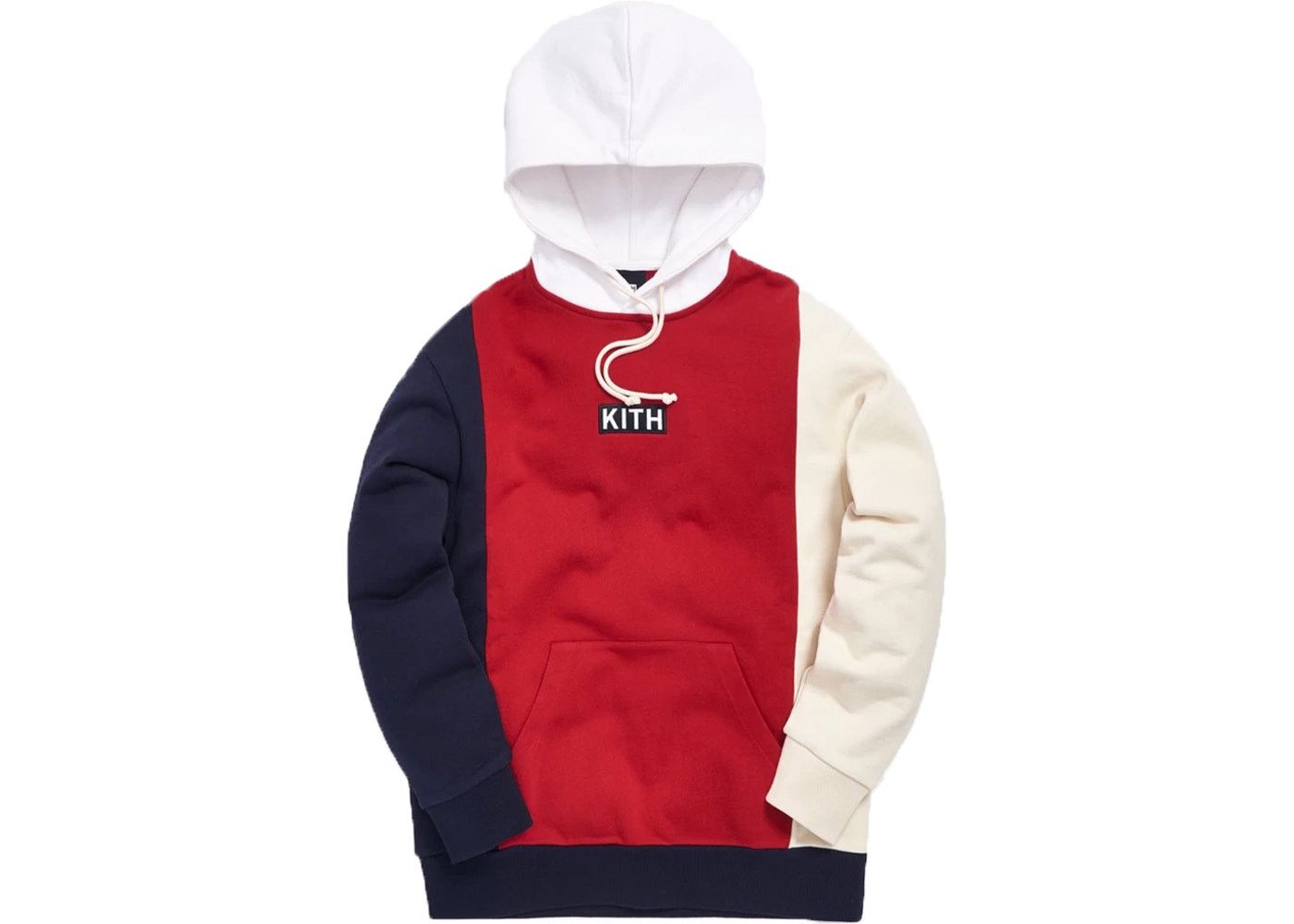 Highsnobiety × Kith Colorblocked Rugby Hoodie | Grailed 