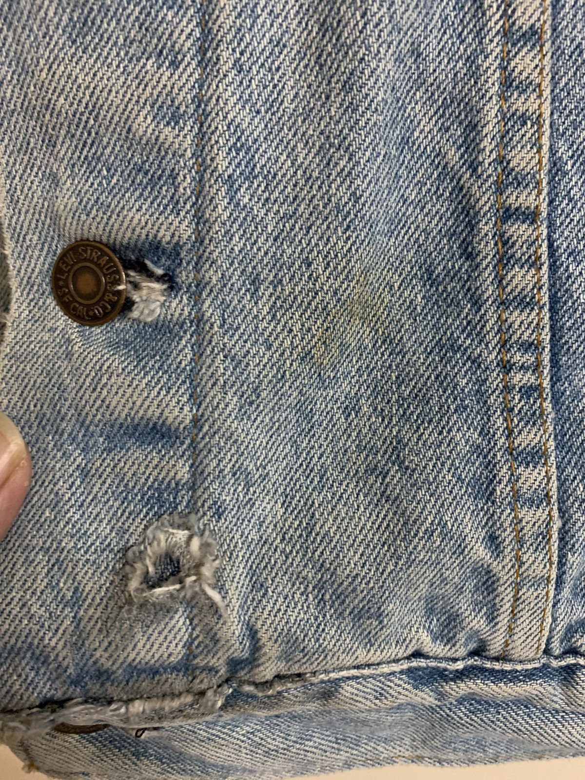 Levi's Vintage Clothing Very Rare Levi’s 70’s Denim Trucker Jacket Size US M / EU 48-50 / 2 - 13 Thumbnail