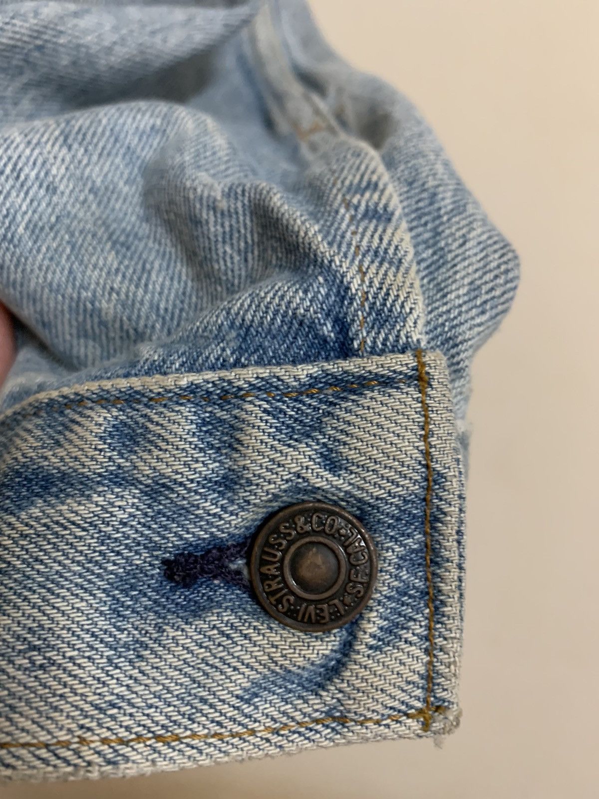 Levi's Vintage Clothing Very Rare Levi’s 70’s Denim Trucker Jacket Size US M / EU 48-50 / 2 - 8 Thumbnail