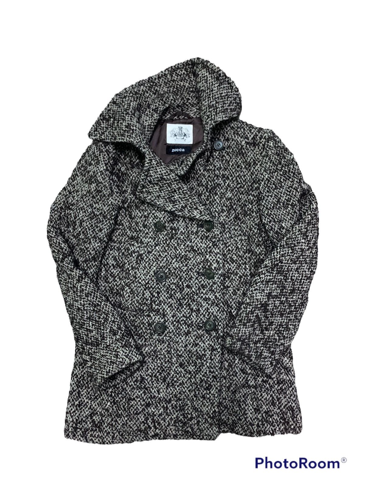 CABANE de ZUCCa Nice Cabane De Zucca Double Breasted Wool Jacket Size US M / EU 48-50 / 2 - 1 Thumbnail