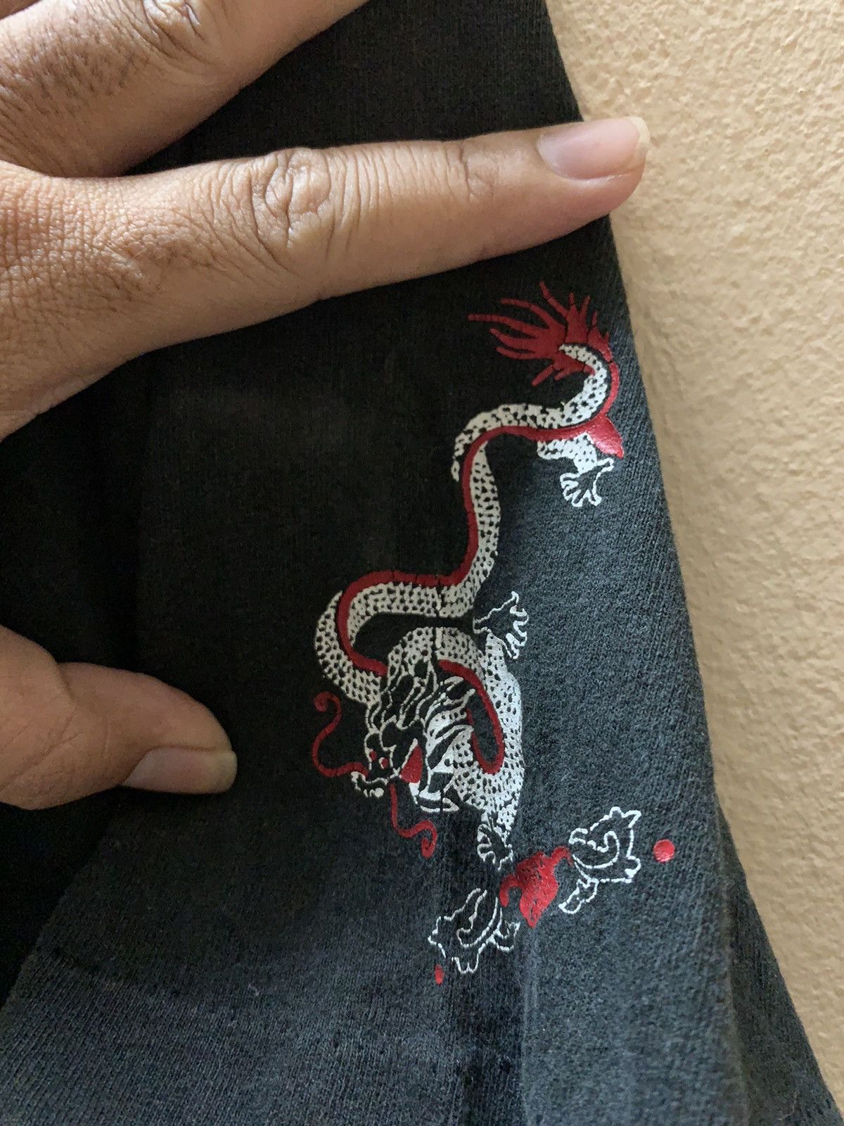 Fruit Of The Loom Vintage Bruce Lee Dragon Tee Shirt Size US M / EU 48-50 / 2 - 4 Thumbnail