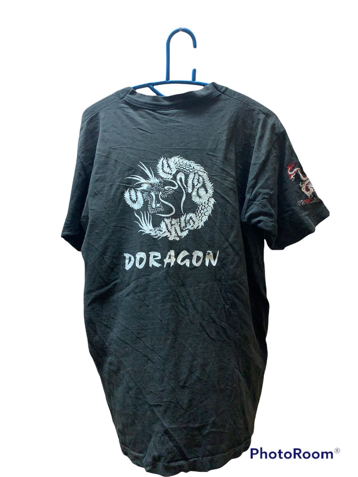 Fruit Of The Loom Vintage Bruce Lee Dragon Tee Shirt Size US M / EU 48-50 / 2 - 2 Thumbnail