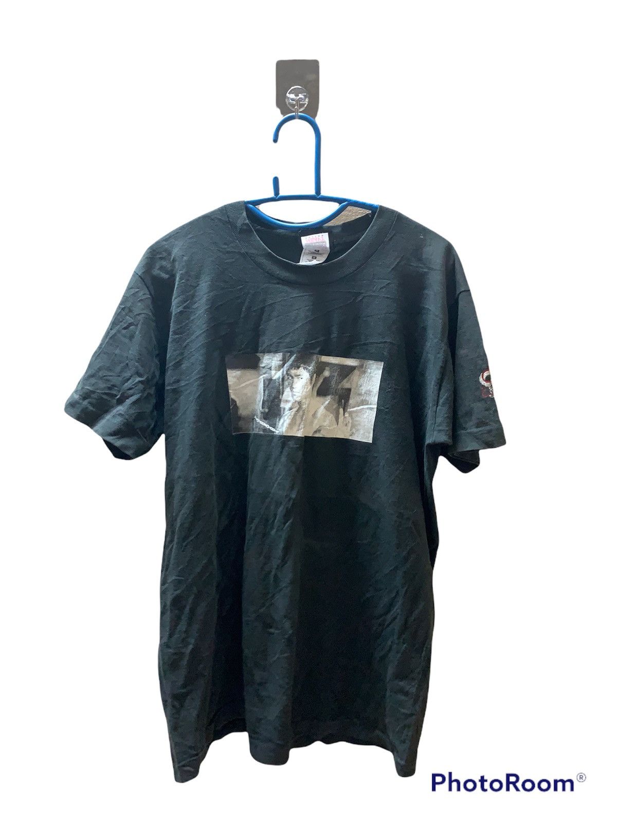 image of Vintage Bruce Lee Dragon Tee Shirt in Black, Men's (Size Medium)