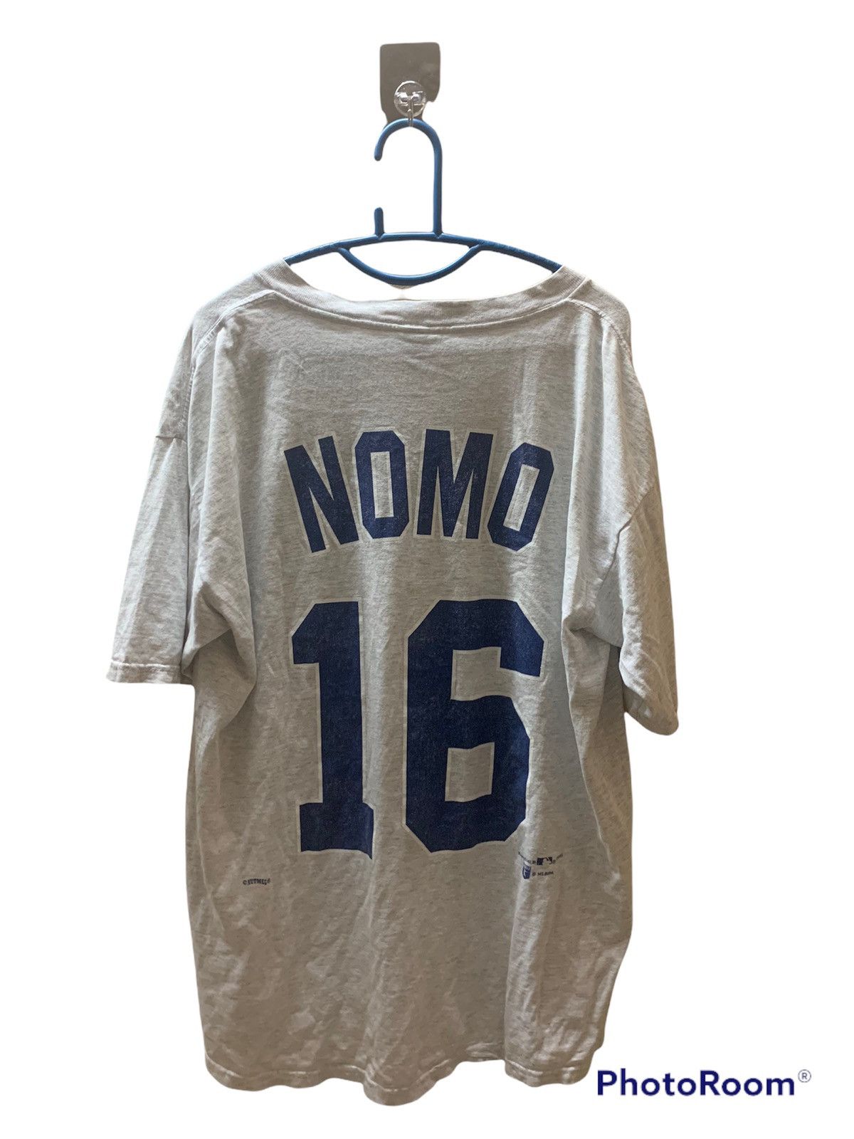 MLB Vintage LA Dodgers Nomo 16 Tee Shirt Size US XL / EU 56 / 4 - 2 Thumbnail