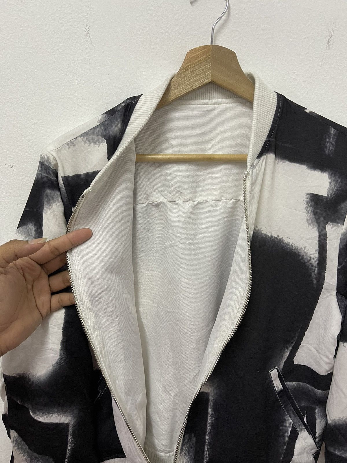 Japanese Brand × Vintage Japanese Brand Reversible Zip Up Bomber Jacket Size US S / EU 44-46 / 1 - 5 Thumbnail
