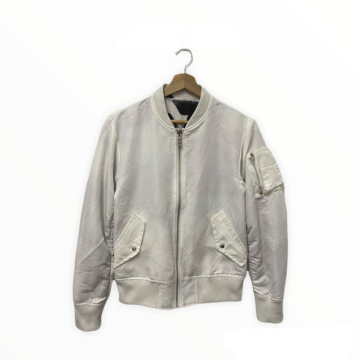 Japanese Brand × Vintage Japanese Brand Reversible Zip Up Bomber Jacket Size US S / EU 44-46 / 1 - 6 Thumbnail