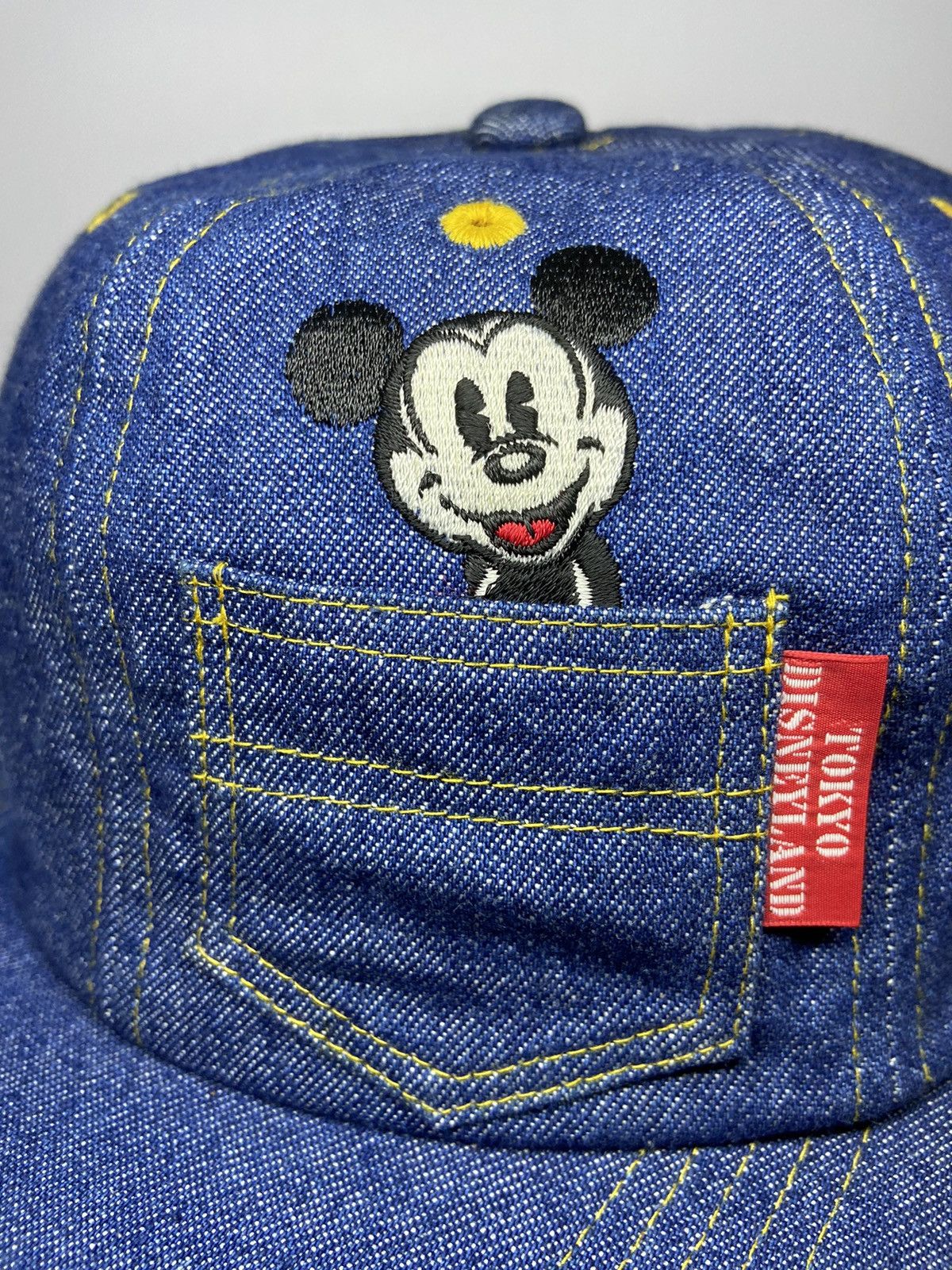Disney MICKEY MOUSE DENIM SNAPBACK HAT (FREE 57CM) Size ONE SIZE - 3 Thumbnail