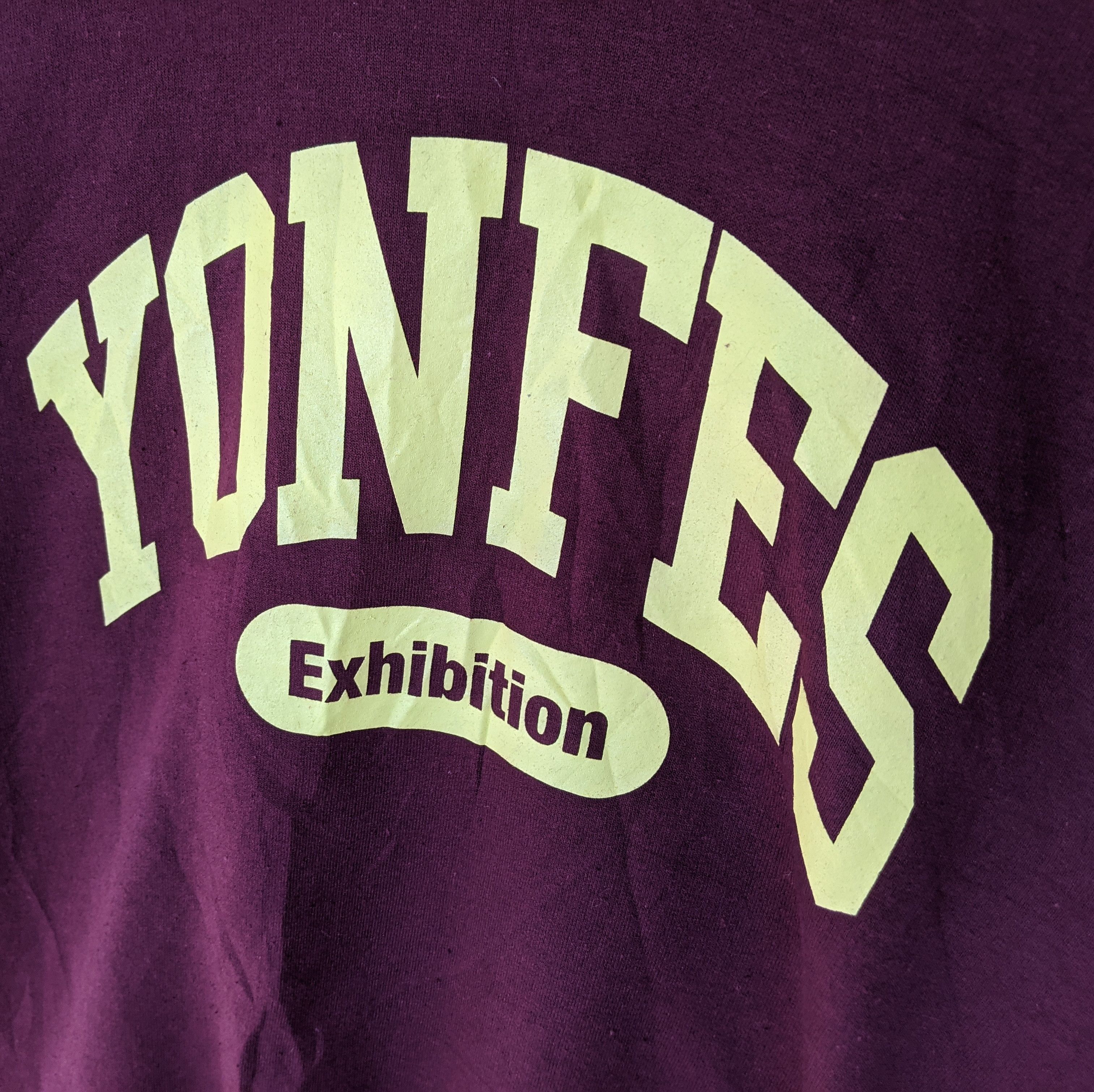 Gildan YOUFES EXHIBITION Big Logo Spell Out Jumper Sweatshirt Size US M / EU 48-50 / 2 - 4 Thumbnail