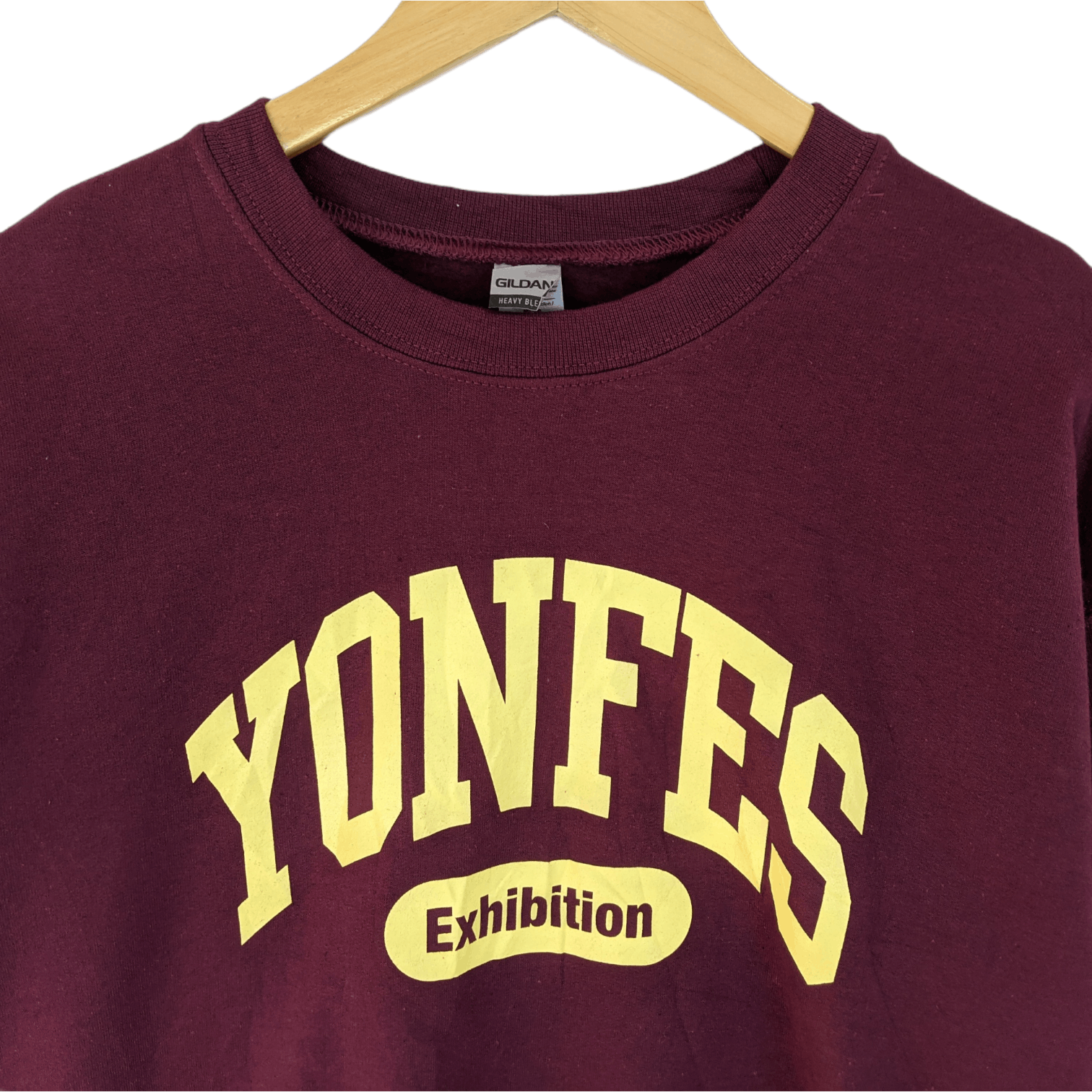Gildan YOUFES EXHIBITION Big Logo Spell Out Jumper Sweatshirt Size US M / EU 48-50 / 2 - 2 Thumbnail