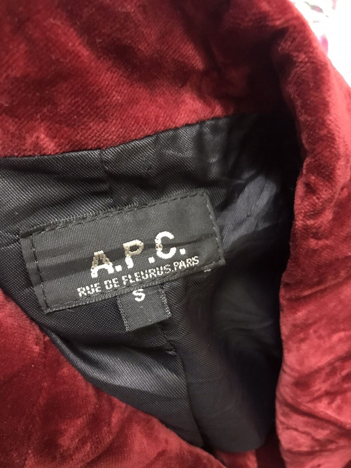 A.P.C. Made in France A.P.C. Red Velvet Over Coat 6🟩4 Size US S / EU 44-46 / 1 - 7 Thumbnail