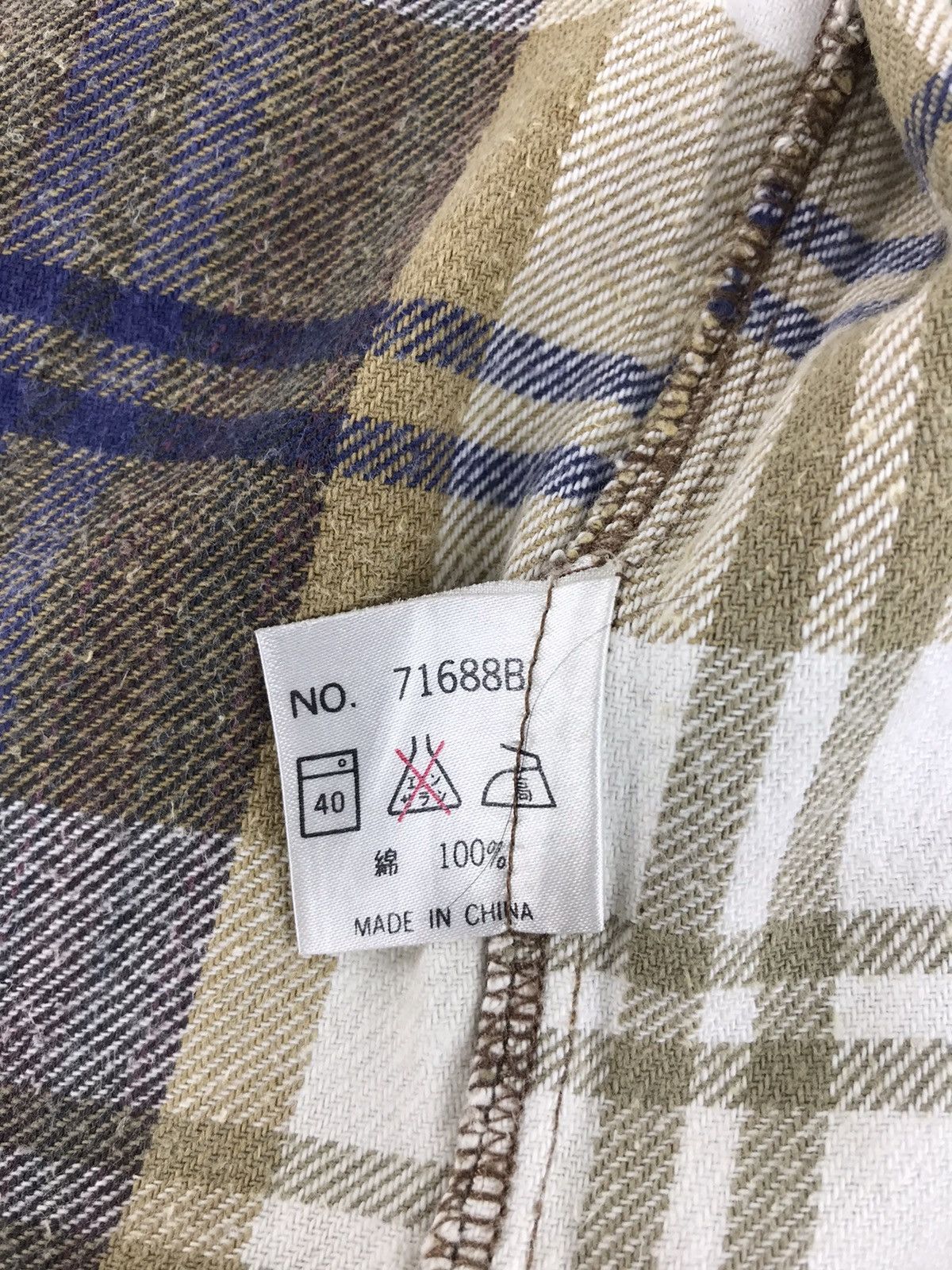 Flannel × Japanese Brand × Vintage Vintage Maceye Plaid Checked Flannel Quilted Button Down Size US XXL / EU 58 / 5 - 5 Thumbnail