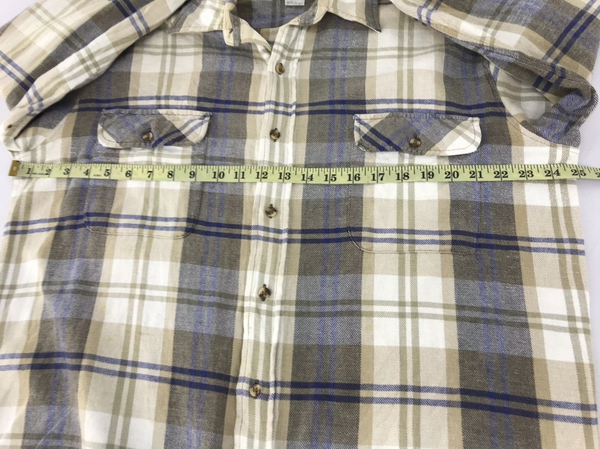 Flannel × Japanese Brand × Vintage Vintage Maceye Plaid Checked Flannel Quilted Button Down Size US XXL / EU 58 / 5 - 8 Thumbnail