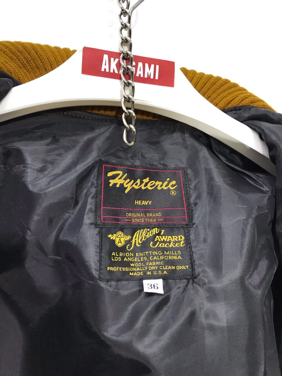 Hysteric Glamour ⚡Rare Vtg late 90s/00🌟 Hysteric Varsity 76 Service 25🟩 Size US M / EU 48-50 / 2 - 7 Thumbnail