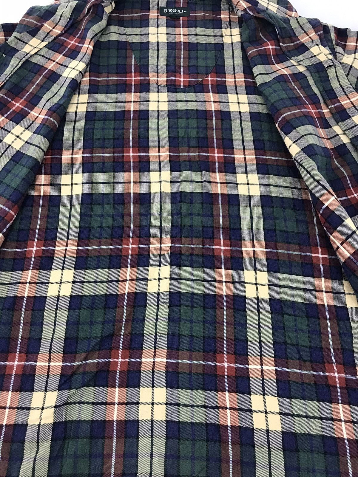 Flannel × REGAL × Vintage Vintage Regal Plaid Checked Flannel Button Down Shirt Size US XL / EU 56 / 4 - 4 Thumbnail