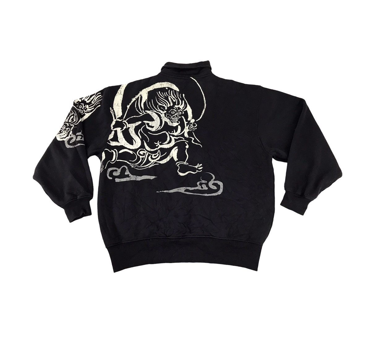 Japanese Brand × Vintage World Dragon Sweatshirt Big Logo Inspired Chrome Hearts Size US XL / EU 56 / 4 - 2 Thumbnail