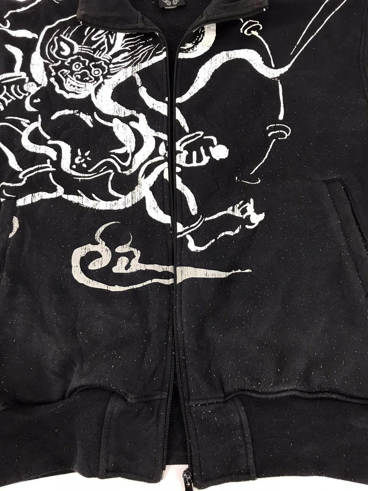 Japanese Brand × Vintage World Dragon Sweatshirt Big Logo Inspired Chrome Hearts Size US XL / EU 56 / 4 - 3 Thumbnail