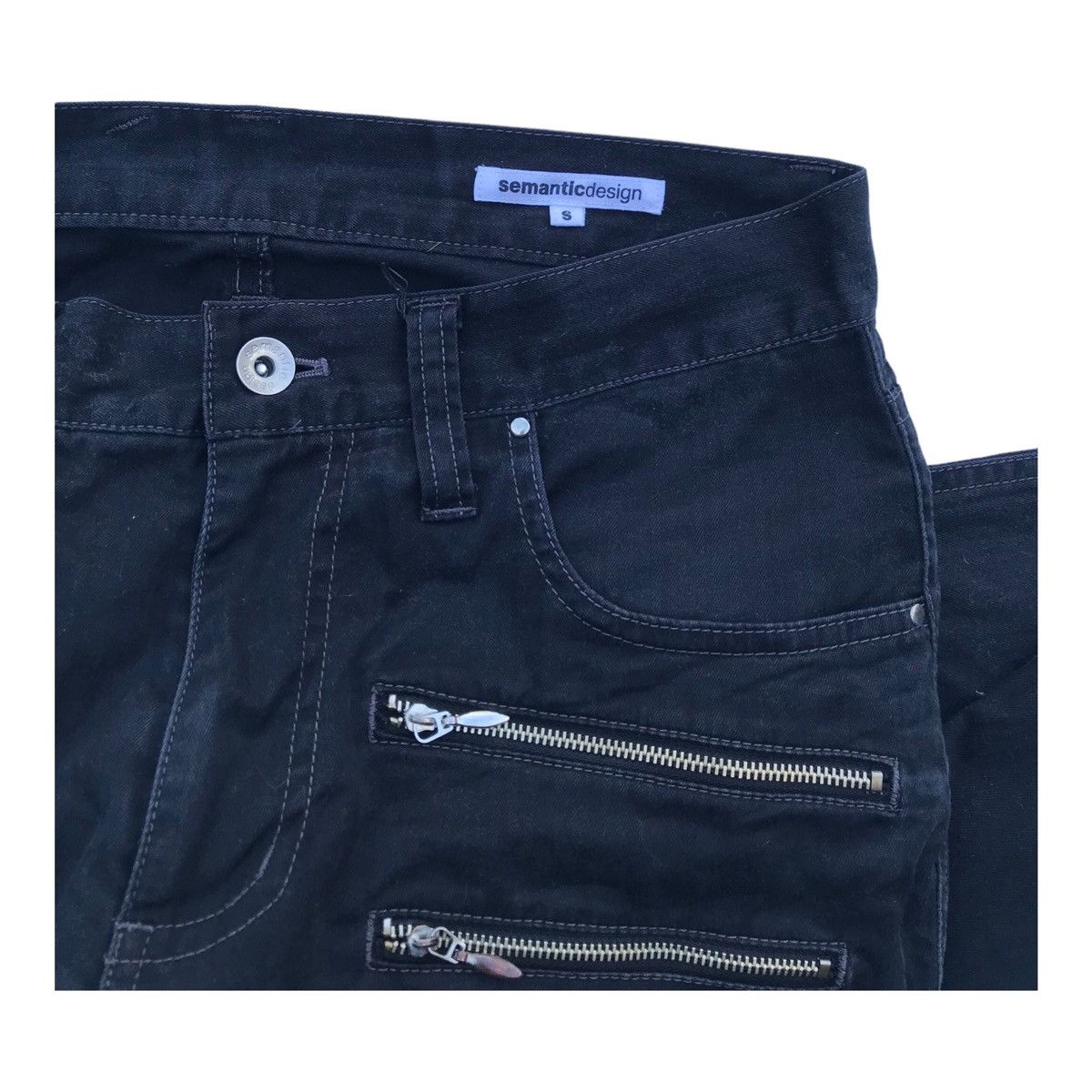 Other Semantic Design Zipper Bondage Style Sun Faded Pants Size US 28 / EU 44 - 11 Thumbnail