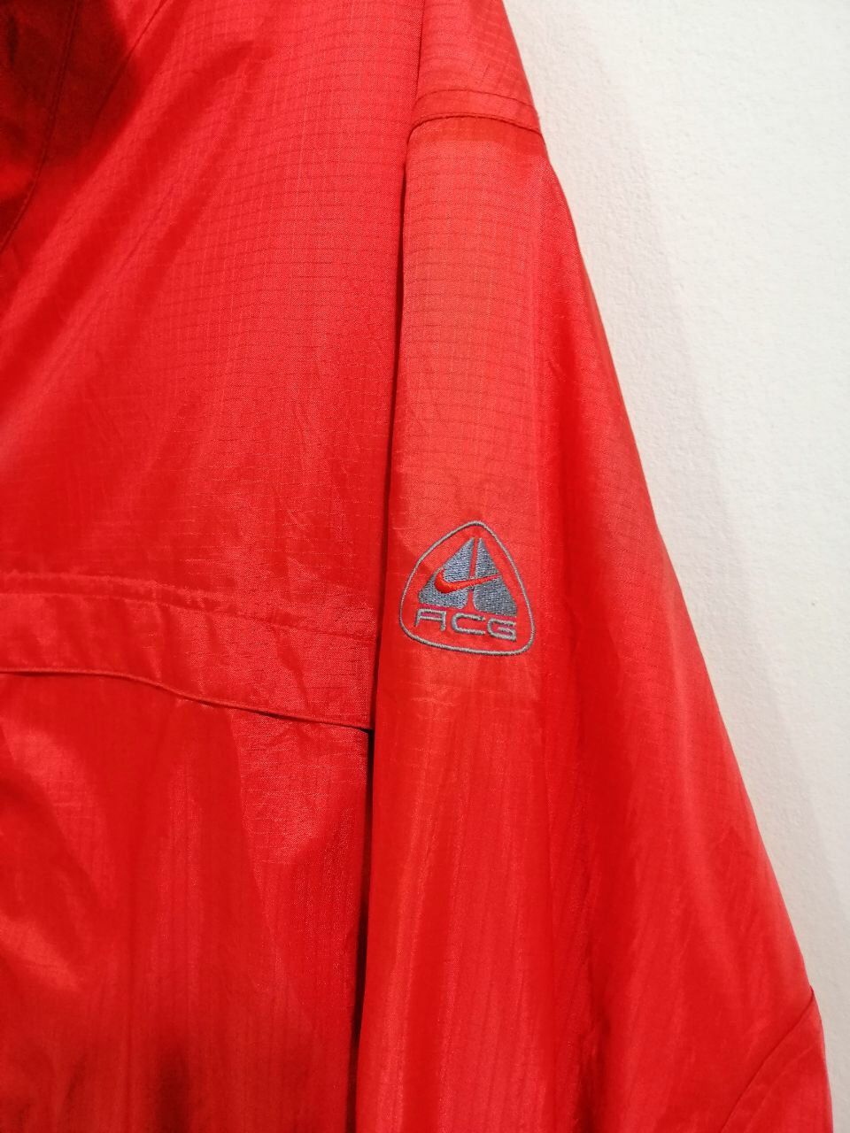 Nike ACG Nike ACG Windbreaker Hiking Jacket Red Blood Color Design 19 Size US L / EU 52-54 / 3 - 5 Thumbnail