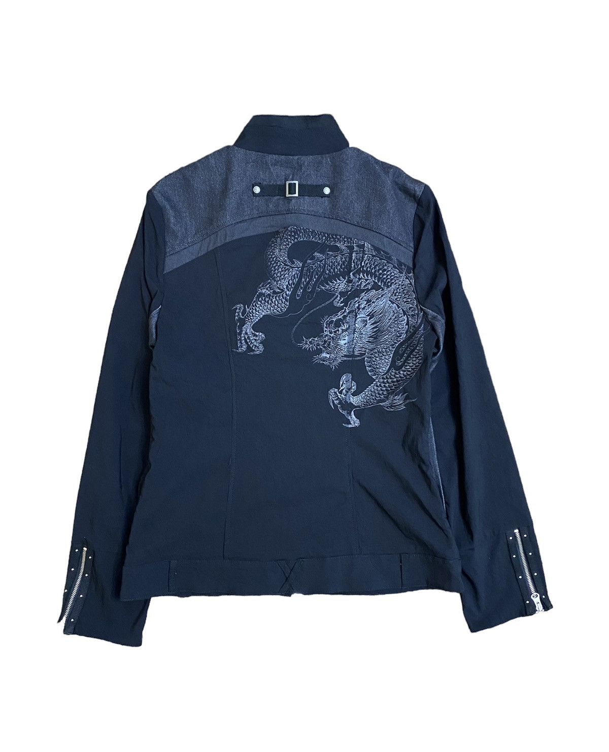 Japanese Brand Vtg Ozz croce Marble Napoleon dragon Japan jacket Size S / US 4 / IT 40 - 2 Thumbnail