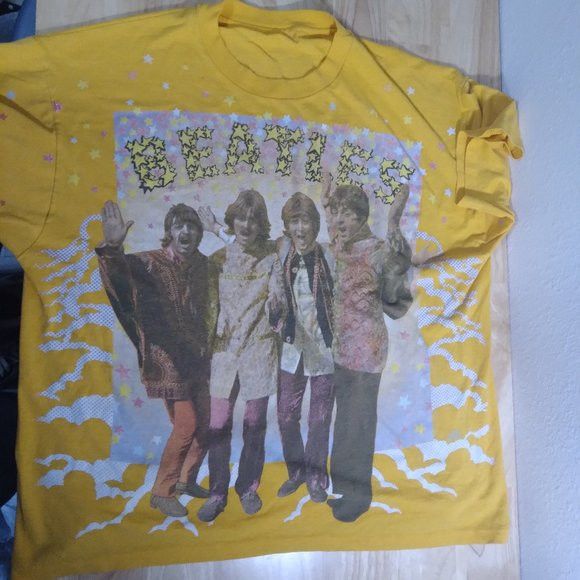 Apple × Band Tees × Vintage Vintage 90s The Beatles Magical Mystery Tour T-shirt Size US XL / EU 56 / 4 - 1 Thumbnail