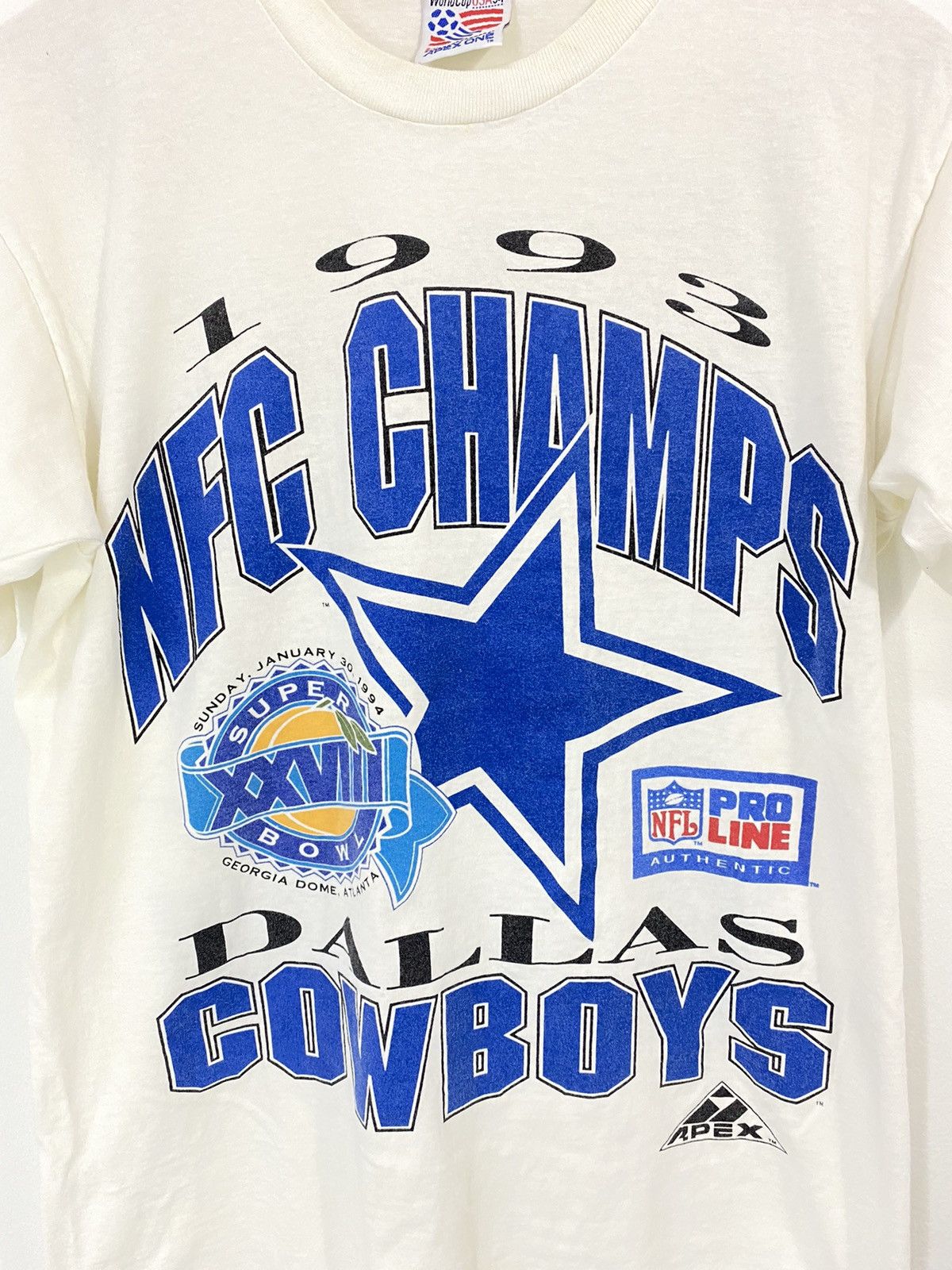 NFL Vintage 93’s Dallas Cowboys Champions NFL Super Bowl Shirt Size US L / EU 52-54 / 3 - 5 Thumbnail