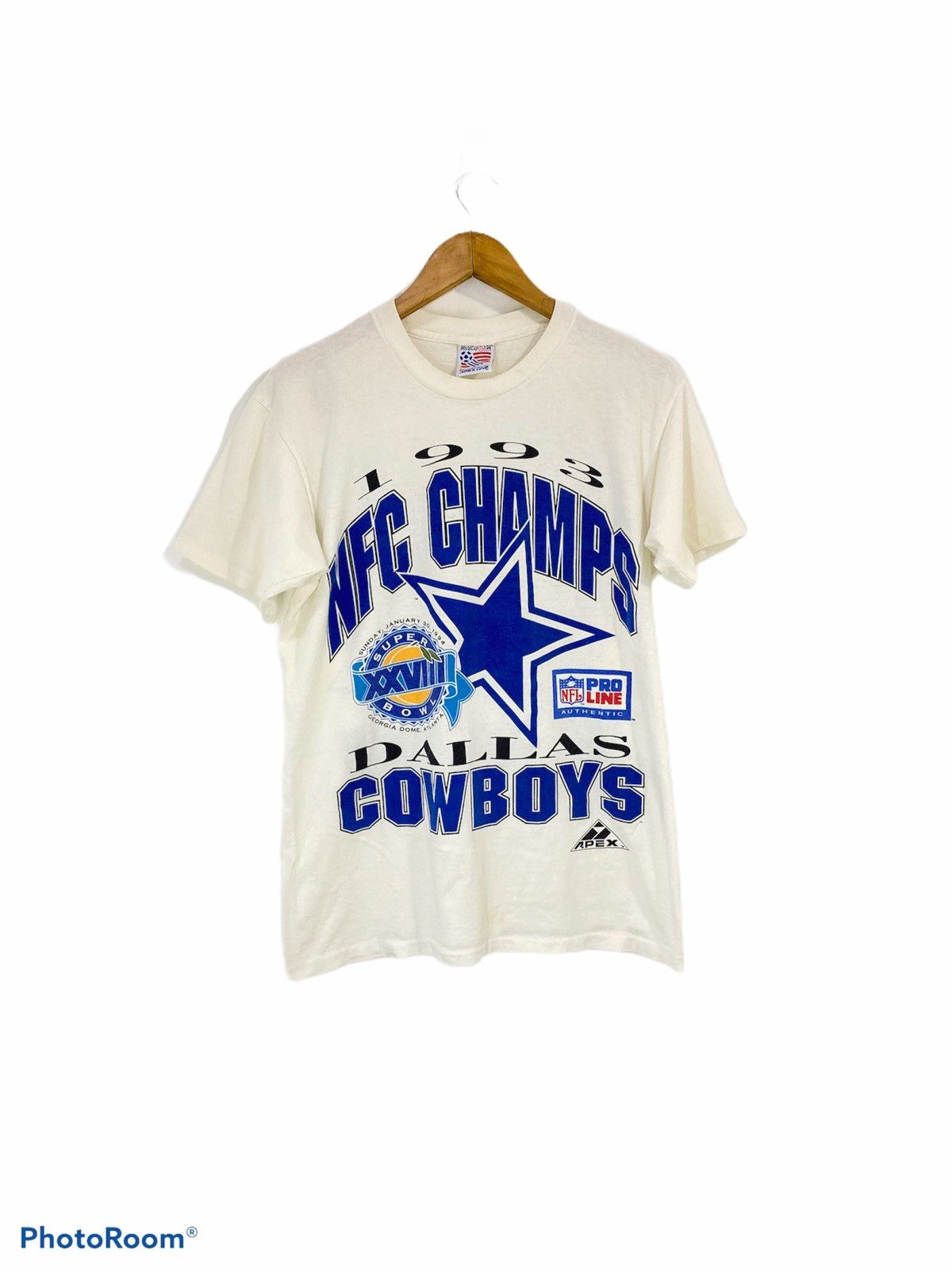 NFL Vintage 93’s Dallas Cowboys Champions NFL Super Bowl Shirt Size US L / EU 52-54 / 3 - 1 Thumbnail
