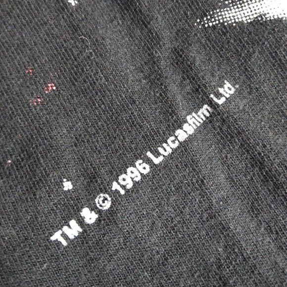 Hanes × Star Wars × Vintage Vintage Star Wars Millennium Falcon Death Star AOP T-Shirt Size US XL / EU 56 / 4 - 4 Thumbnail
