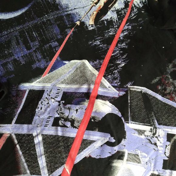 Hanes × Star Wars × Vintage Vintage Star Wars Millennium Falcon Death Star AOP T-Shirt Size US XL / EU 56 / 4 - 3 Thumbnail