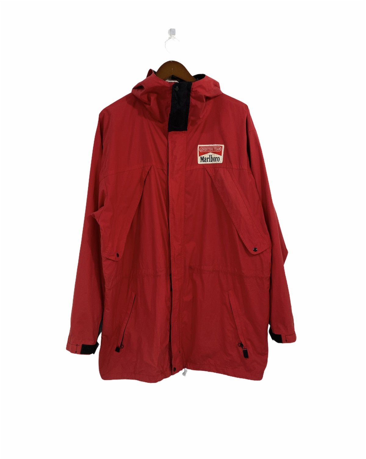 Vintage Marlboro Adventure Team Long Jacket with Hoodies
